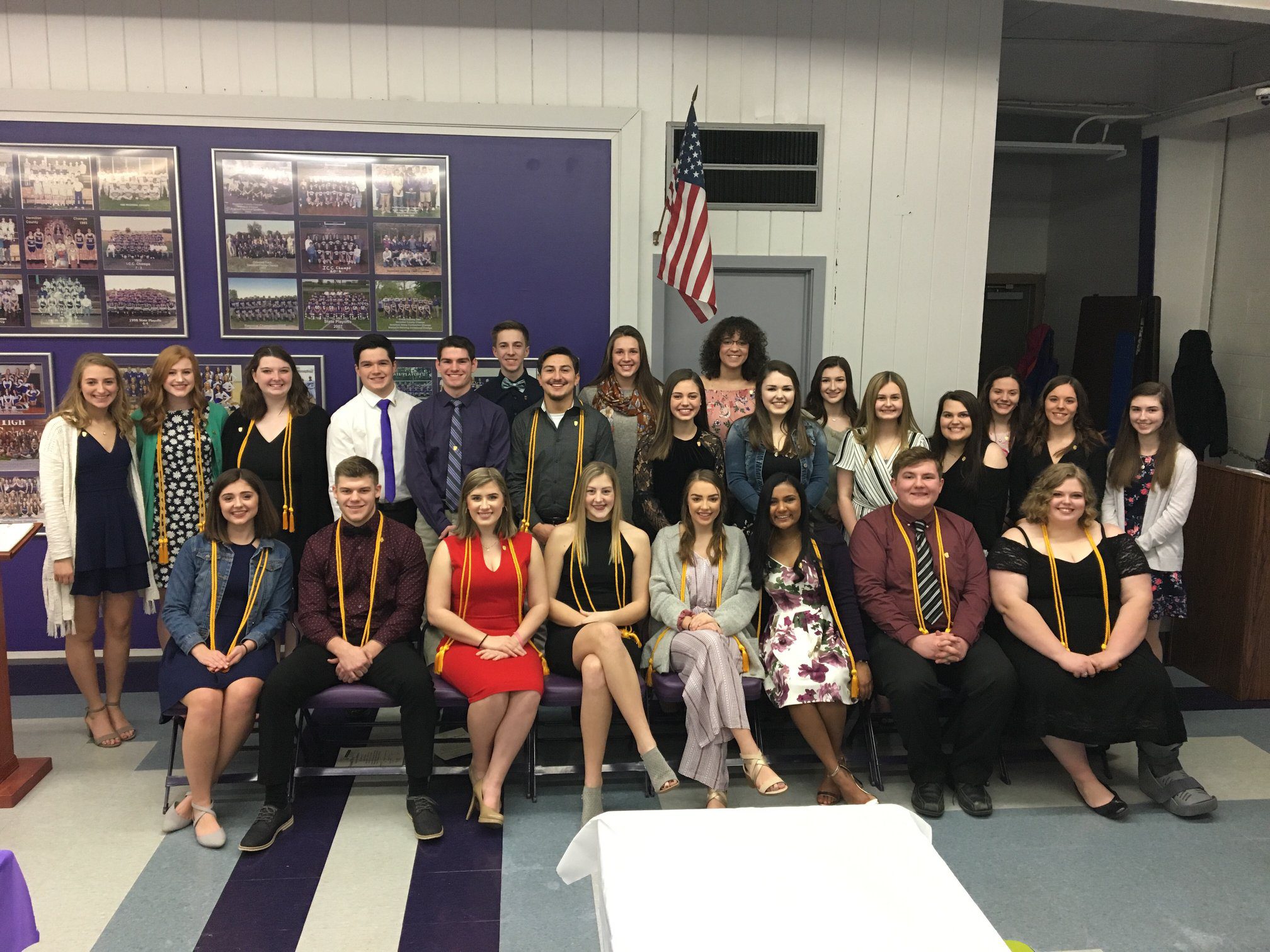 Oakwood High School National Honor Society Inductees 2019