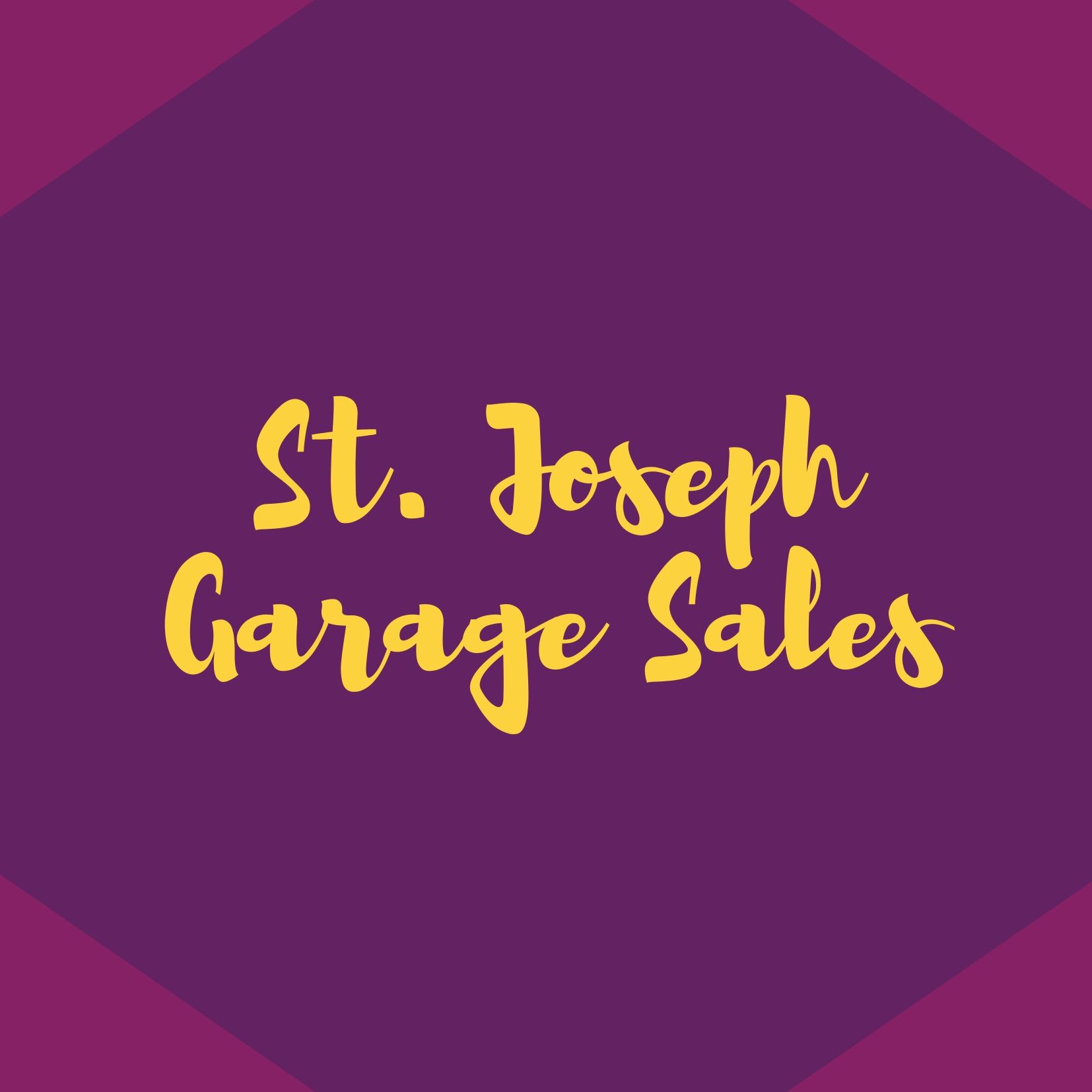 St. Joseph Community Spring Garage Sales canceled