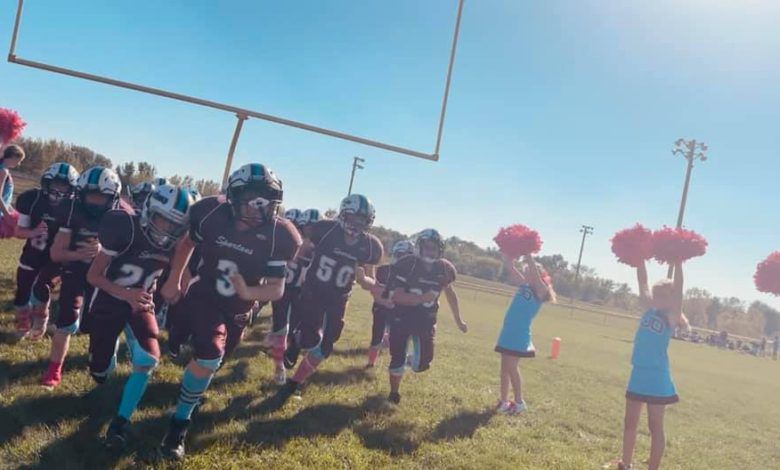 Tri-Community Panthers smurf football team 