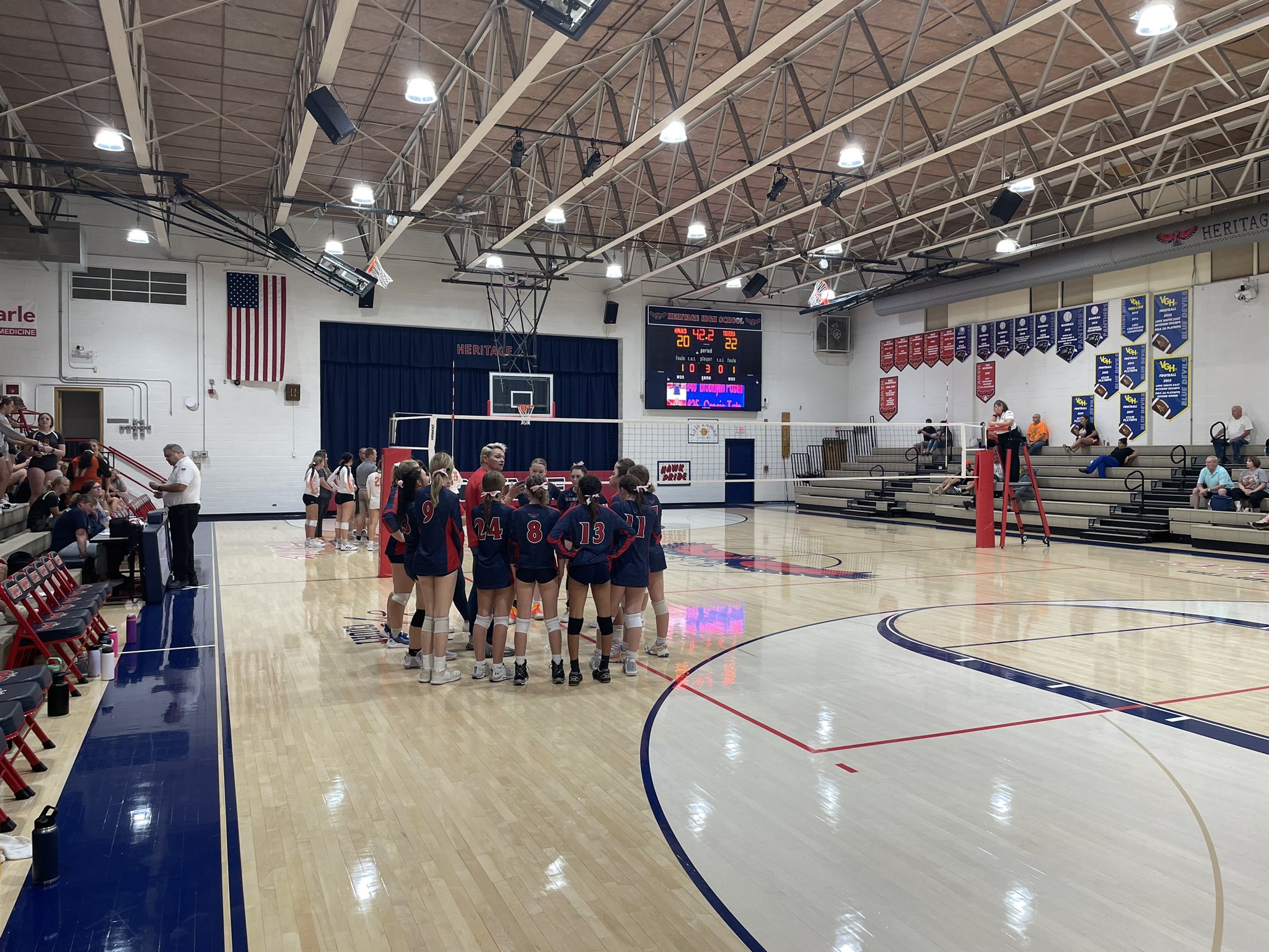 Heritage Volleyball defeats Salt Fork in two sets